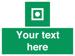 Custom sign safe condition Shipboard general alarm